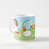 2015 springendes Jahr der Schaf-Tasse Kaffeetasse (Vorderseite Links)