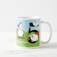 2015 springendes Jahr der Schaf-Tasse
