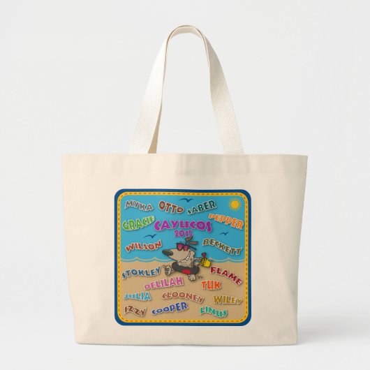 2015 Strand-Tasche Jumbo Stoffbeutel (Vorne)