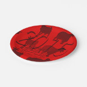 2015 vietnamesisches neues Jahr Têt - Pappteller (Schrägansicht)