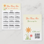 2015 Visitenkarte-Kalender ABC Visitenkarte (Vorne/Hinten)