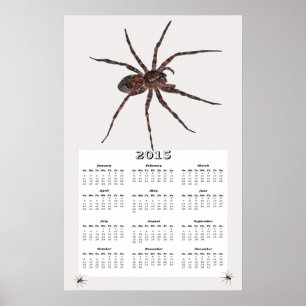 2015 Wolfsspinnen-Kalender Poster