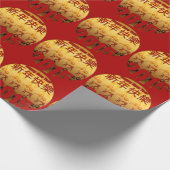 2015 Ziegen-Jahr - Chinesisches Neujahrsfest - Geschenkpapier (Ecke)