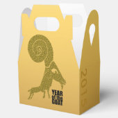 2015 Ziegenjahr - Gefälliges Firmenfavorit Box Geschenkschachtel (Geöffnet)