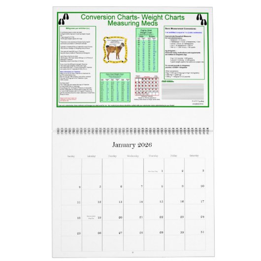 2015 Ziegenkalender GoatPedia Goat Owner's Guide Kalender (Jan 2026)