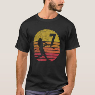 2016 7. Geburtstag Baseball Sieben 7 Jahre alte Ju T-Shirt