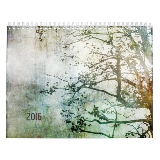 2016 abstrakter Natur-Kalender Kalender (Titelbild)
