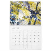 2016 abstrakter Natur-Kalender Kalender (Mär 2027)