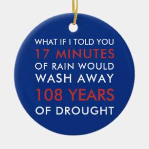 2016 Baseball Fan 17 Minuten Regen Keramik Ornament