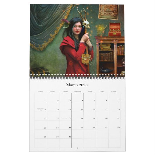 2016 Damen im Kunst-Kalender Kalender (Mär 2026)