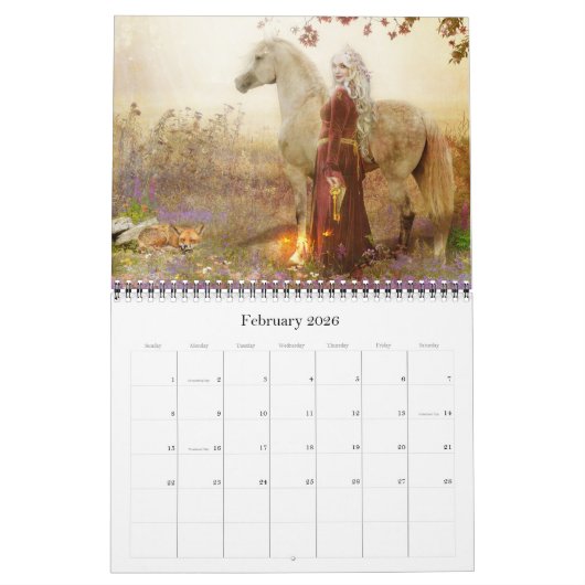 2016 Damen im Kunst-Kalender Kalender (Feb 2026)