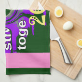 2016 Election Hillary USA Wir sind enger zusammen Geschirrtuch (Viertel Falte)