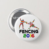 2016: Fechten Button (Vorne & Hinten)