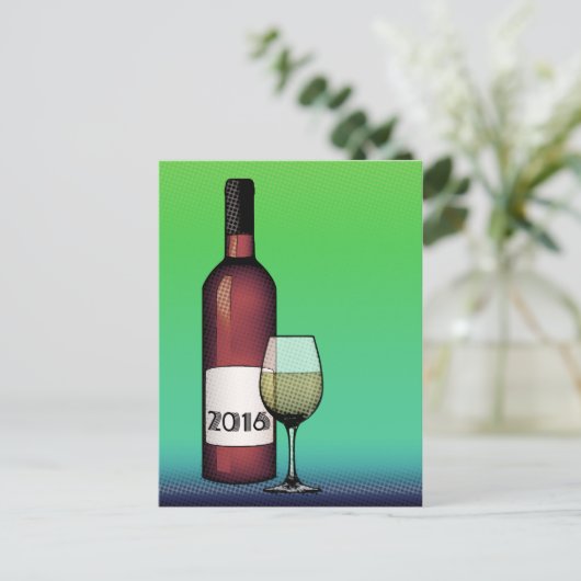 2016 Feiern! Postkarte (Stehend Vorderseite)