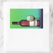 2016 Feiern! Rechteckiger Aufkleber (Tasche)