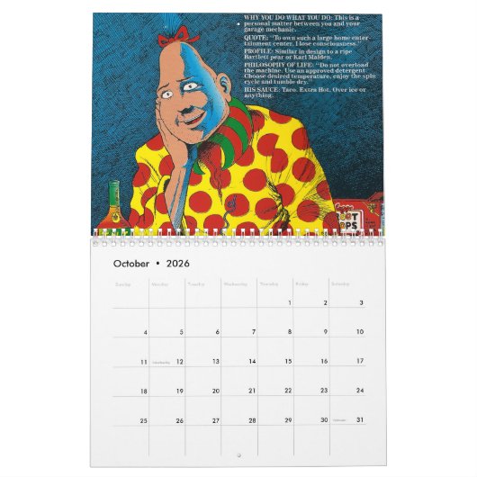 2016 FLINKER KALENDER (Okt 2026)