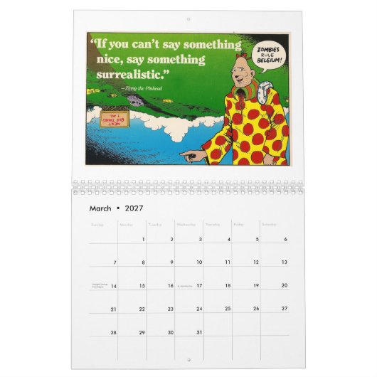 2016 FLINKER KALENDER (Mär 2027)