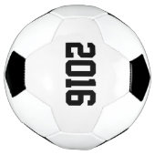 2016 Frohes neues Jahr, Fußball Schwarz und Weiß (Gedreht)