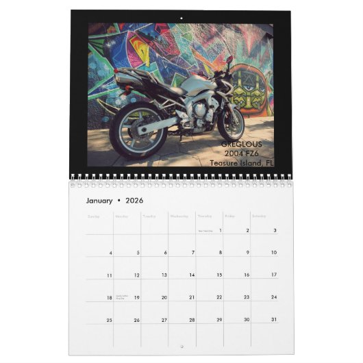 2016 FZ6-Forum Kalender (Jan 2026)