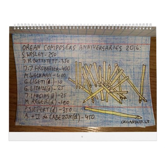 2016 Geheimnisse des Organs Kalender spielend (Titelbild)