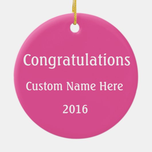 2016 Gewohnheits-Zahl Skaten-Verzierung Keramikornament (Hinten)