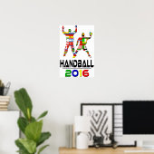 2016: Handball Poster (Heimbüro)