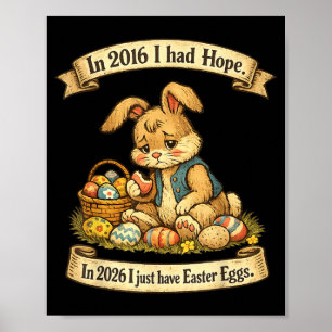 2016 hatte ich Hoffnung, 2026 habe ich nur noch Os Poster