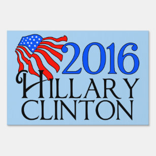 2016 Hillary Clinton Modern Schild