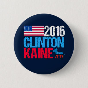 2016 Hillary Clinton Tim Kaine Button