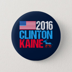 2016 Hillary Clinton Tim Kaine Button