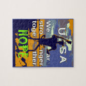 2016 hofft Hillary Clinton bei der US-Wahl auf Str Puzzle (Horizontal)