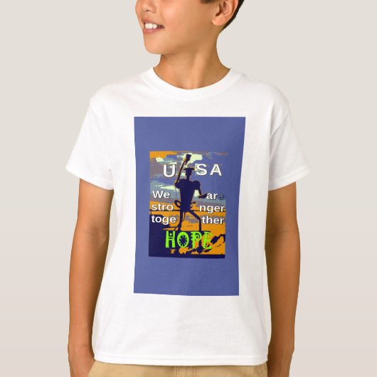 2016 hofft Hillary Clinton bei der US-Wahl auf Str T-Shirt (Vorderseite)