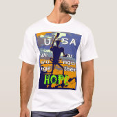 2016 hofft Hillary Clinton bei der US-Wahl auf Str T-Shirt (Vorderseite)