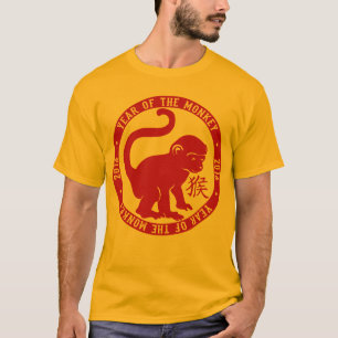 2016 Jahr des Affen niedlich T-Shirt