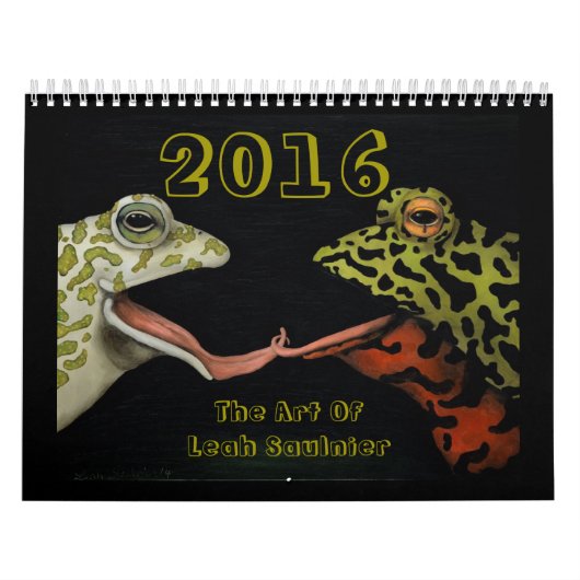 2016 Kalender-Kunst von Leah Saulnier Kalender (Titelbild)