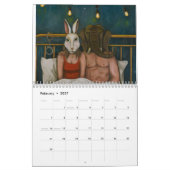 2016 Kalender-Kunst von Leah Saulnier Kalender (Feb 2027)