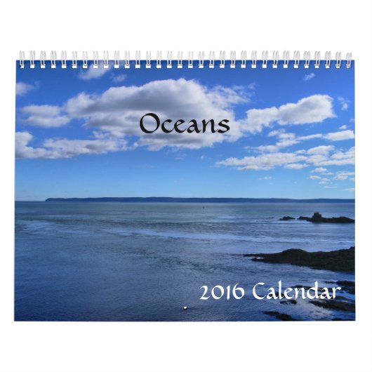 2016 Kalender-Ozean-Kalender Kalender (Titelbild)