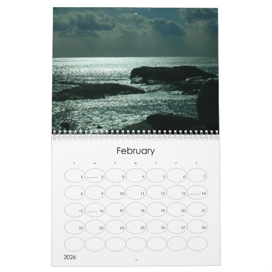 2016 Kalender-Ozean-Kalender Kalender (Feb 2026)
