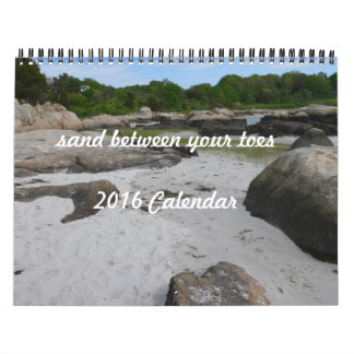 2016 Kalender Sand zwischen meinen Zehen