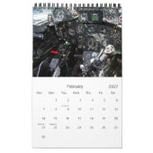 2016 klassischer Flugzeug-Cockpit-Kalender Kalender (Feb 2027)