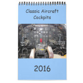 2016 klassischer Flugzeug-Cockpit-Kalender Kalender (Titelbild)