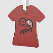 2016 Liebe Unerwünschtes Ornament (Vorderseite)