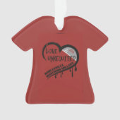 2016 Liebe Unerwünschtes Ornament (Vorderseite)