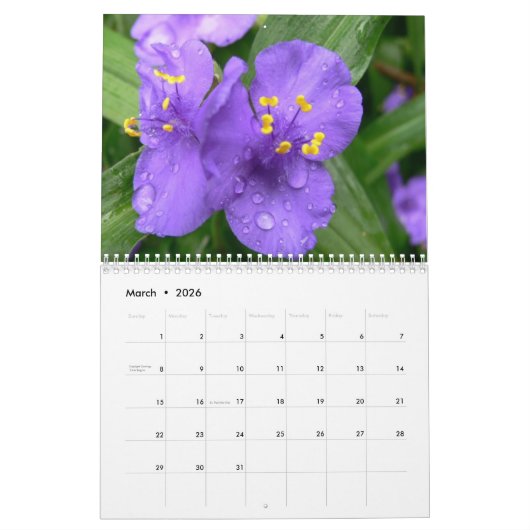 2016 lila Kalender (Mär 2026)