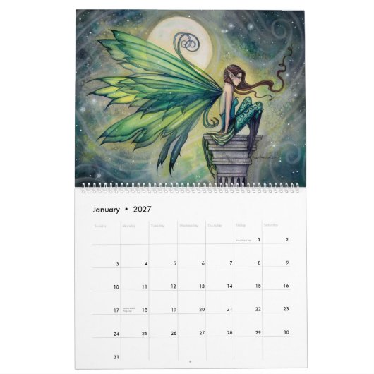 2016 Märchenkalender von Molly Harrison Fantasy Ar Kalender (Jan 2027)
