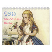 2016 Medium-Alice im Wunderland-Kalender Kalender (Titelbild)