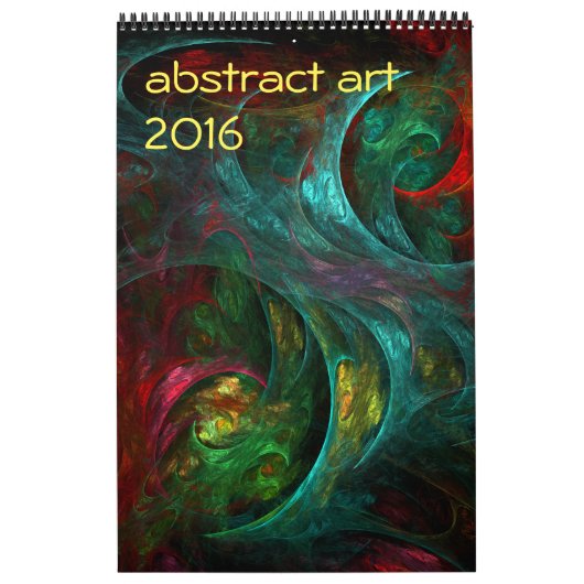 2016 Moderne Abstrakte Kunst Kalender (Titelbild)