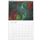 2016 Moderne Abstrakte Kunst Kalender (Jan 2027)