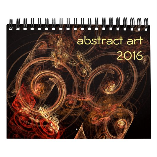 2016 Moderne Abstrakte Kunst Kalender (Titelbild)