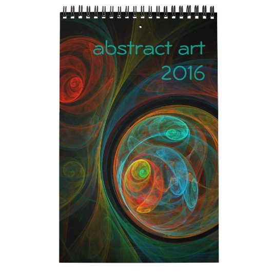 2016 Moderne Abstrakte Kunst Kalender (Titelbild)